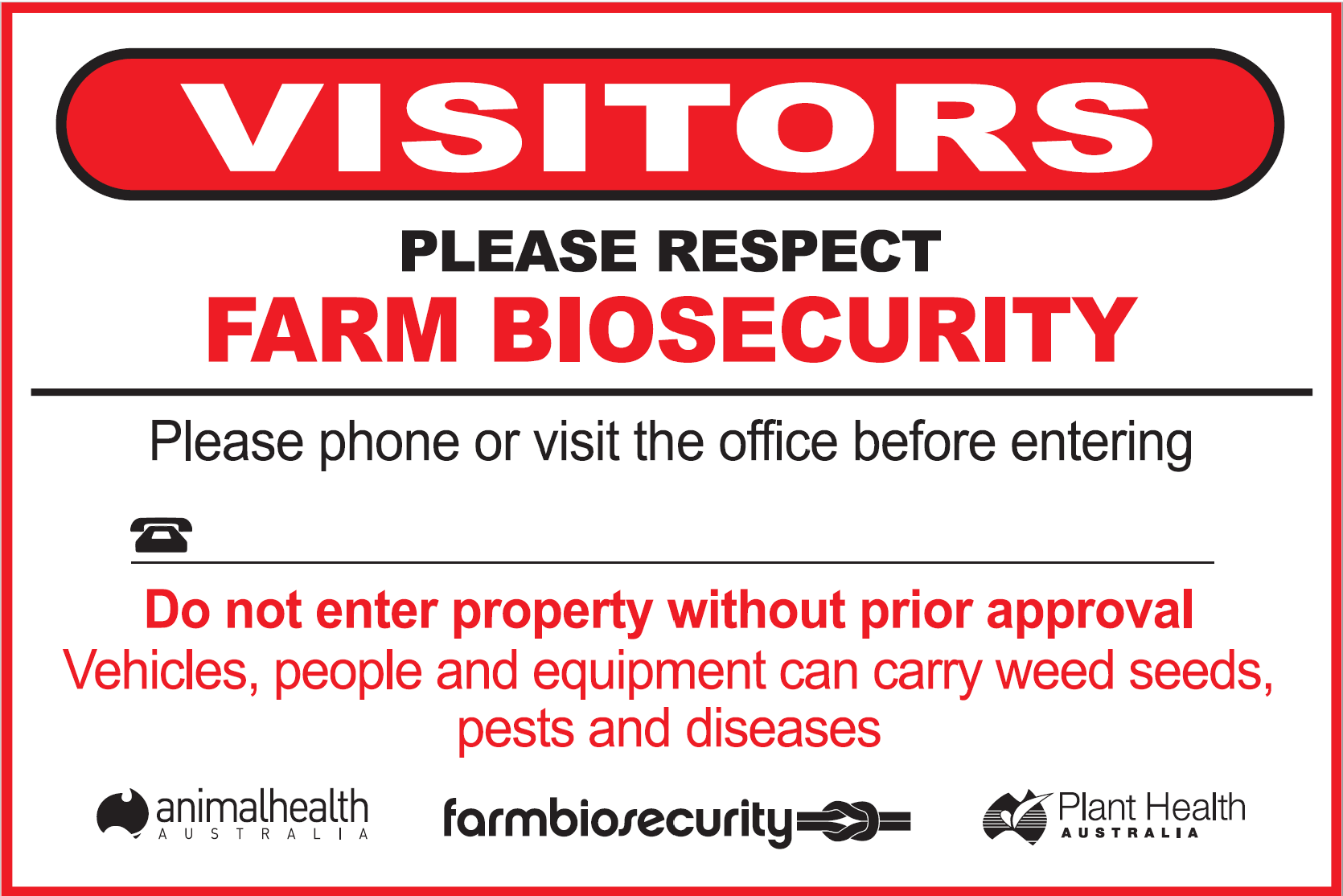 Farm biosecurity