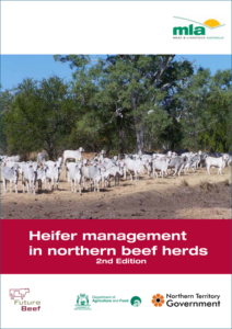 The cover of the 'Heifer management in northern beef herds - 2nd edition' manual.