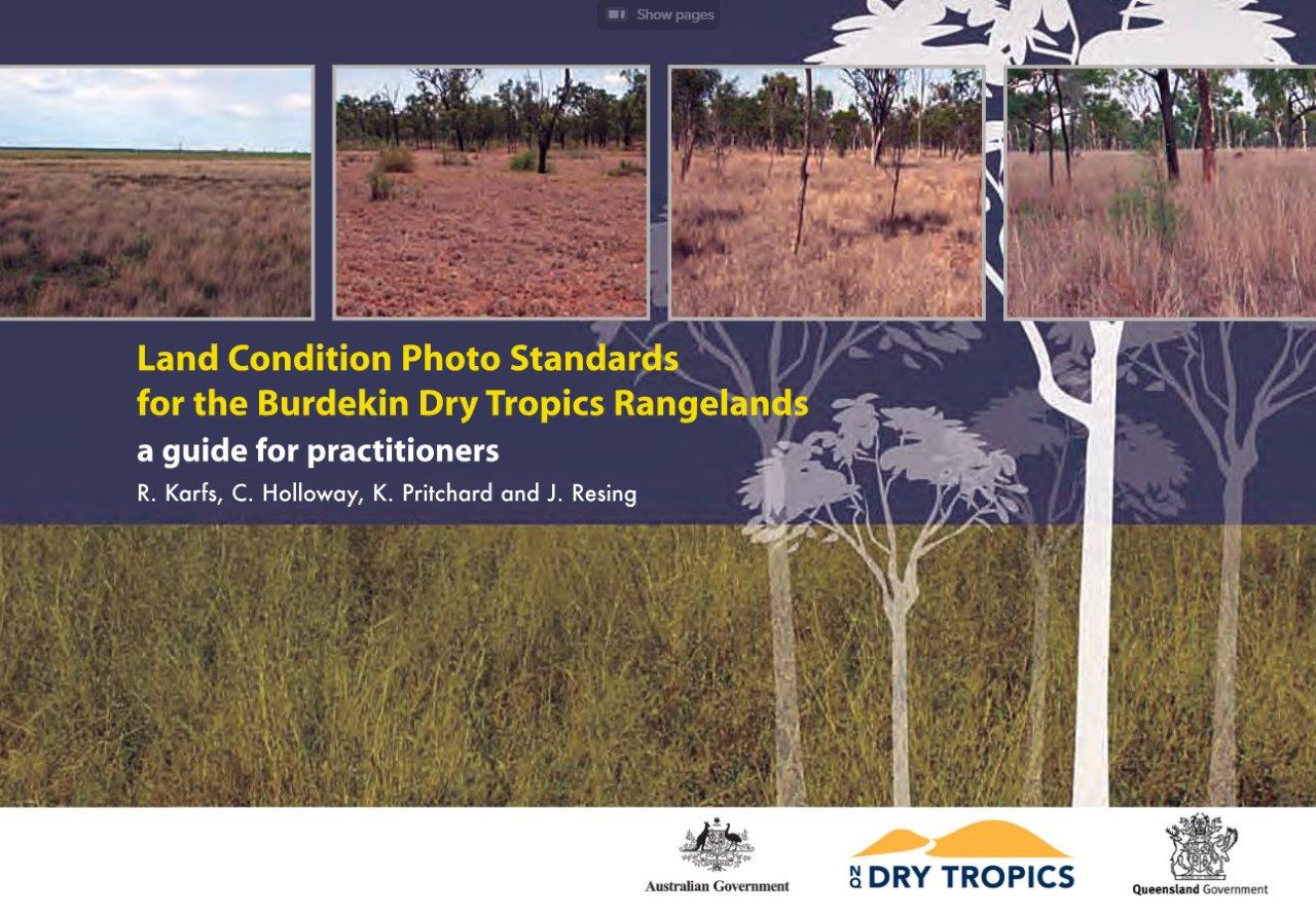 The front page of the Land condition photo standards for the Burdekin dry topics rangelands: a guide for practitioners.