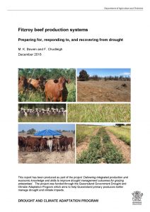 Cover page of the Fitzroy NRM region of central Queensland report.