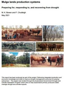 Cover page of the Mulga Lands of south west Queensland regional report.