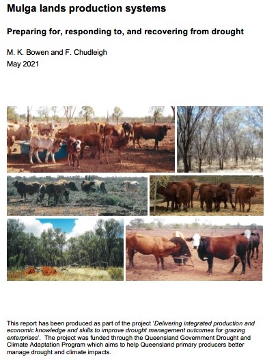 Cover page of the Mulga Lands of south west Queensland regional report.