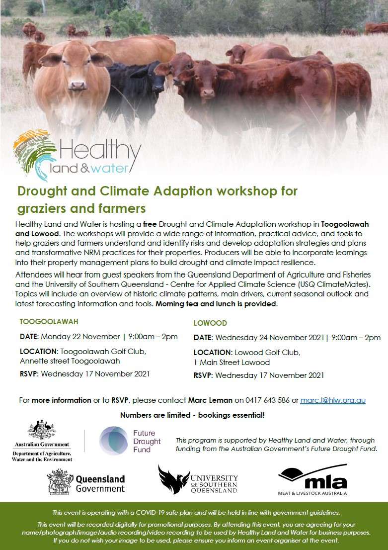 Drought and climate adaptation workshop Toogoolawah