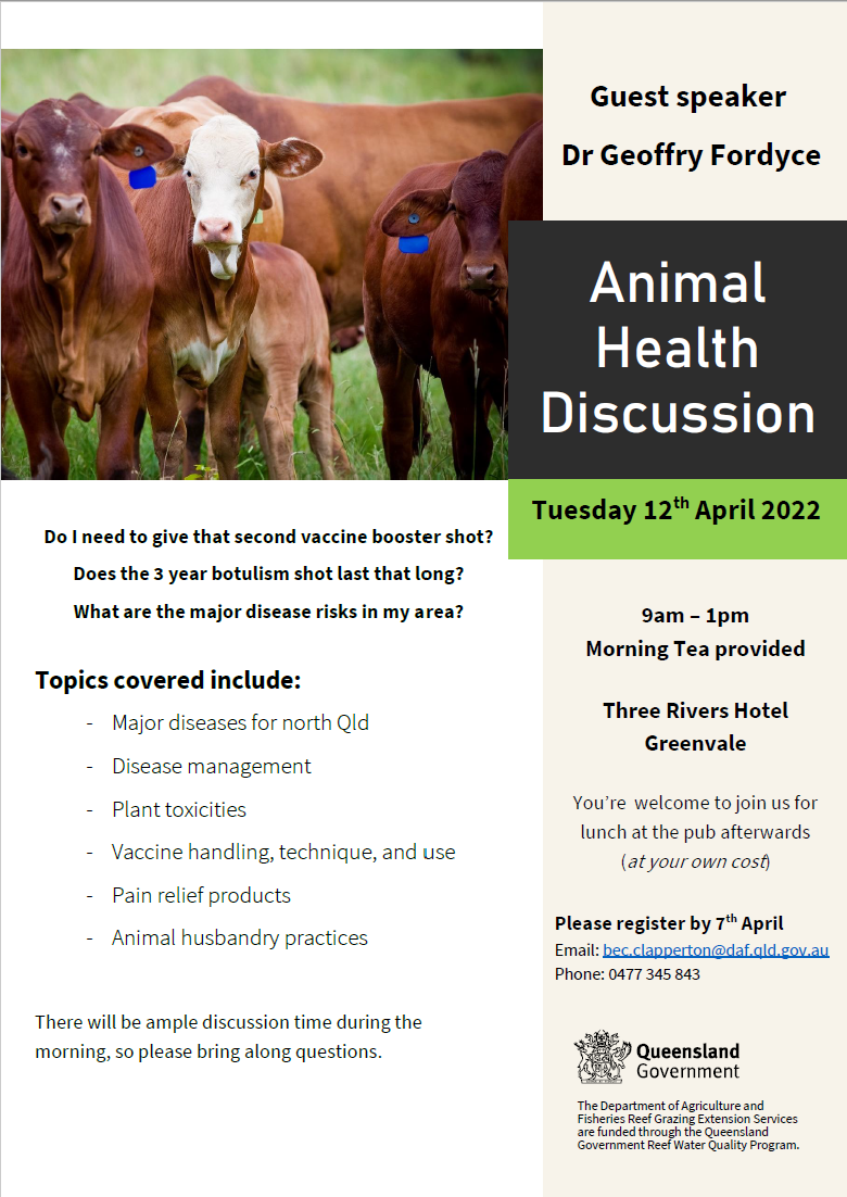 Animal health discussion Greenvale