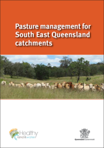The front cover of the 'Pasture management for South East Queensland catchments' booklet.