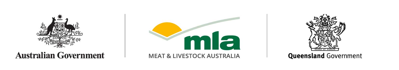 Australian Government, Meat & Livestock Australia, and Queensland Government colour logos.