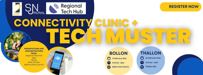 Connectivity clinic and tech muster, Bollon