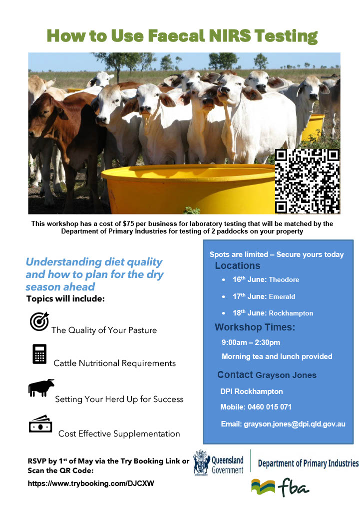 How to use faecal NIRS testing session flyer