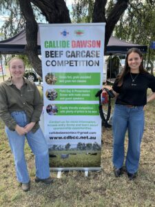 Halter virtual fencing representatives, Amelia Macfarlane and Izzy Hurst