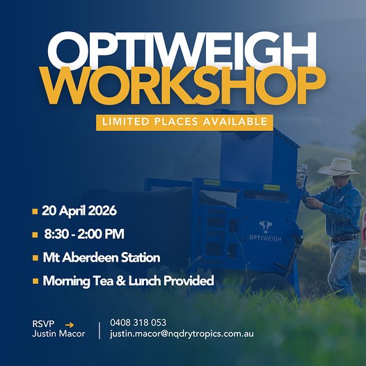 NQ Dry Tropics Optiweigh workshop flyer