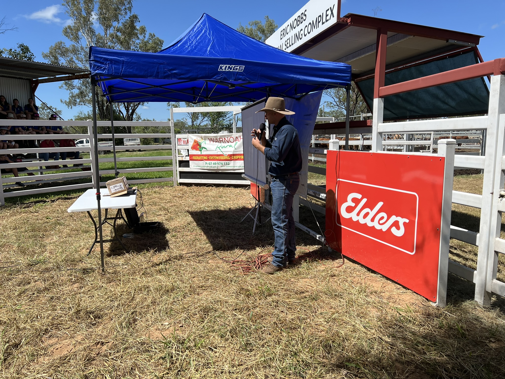 Ryan Honor, DPI Beef Extension Officer, talking about tick fever