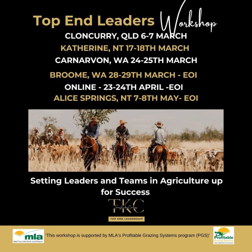 Top end leaders workshop flyer 2026