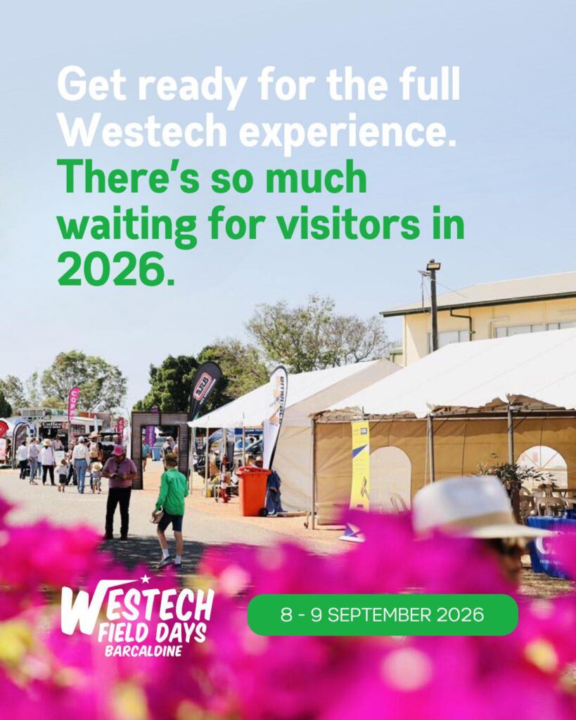 Westech field day Barcaldine 2026 event flyer