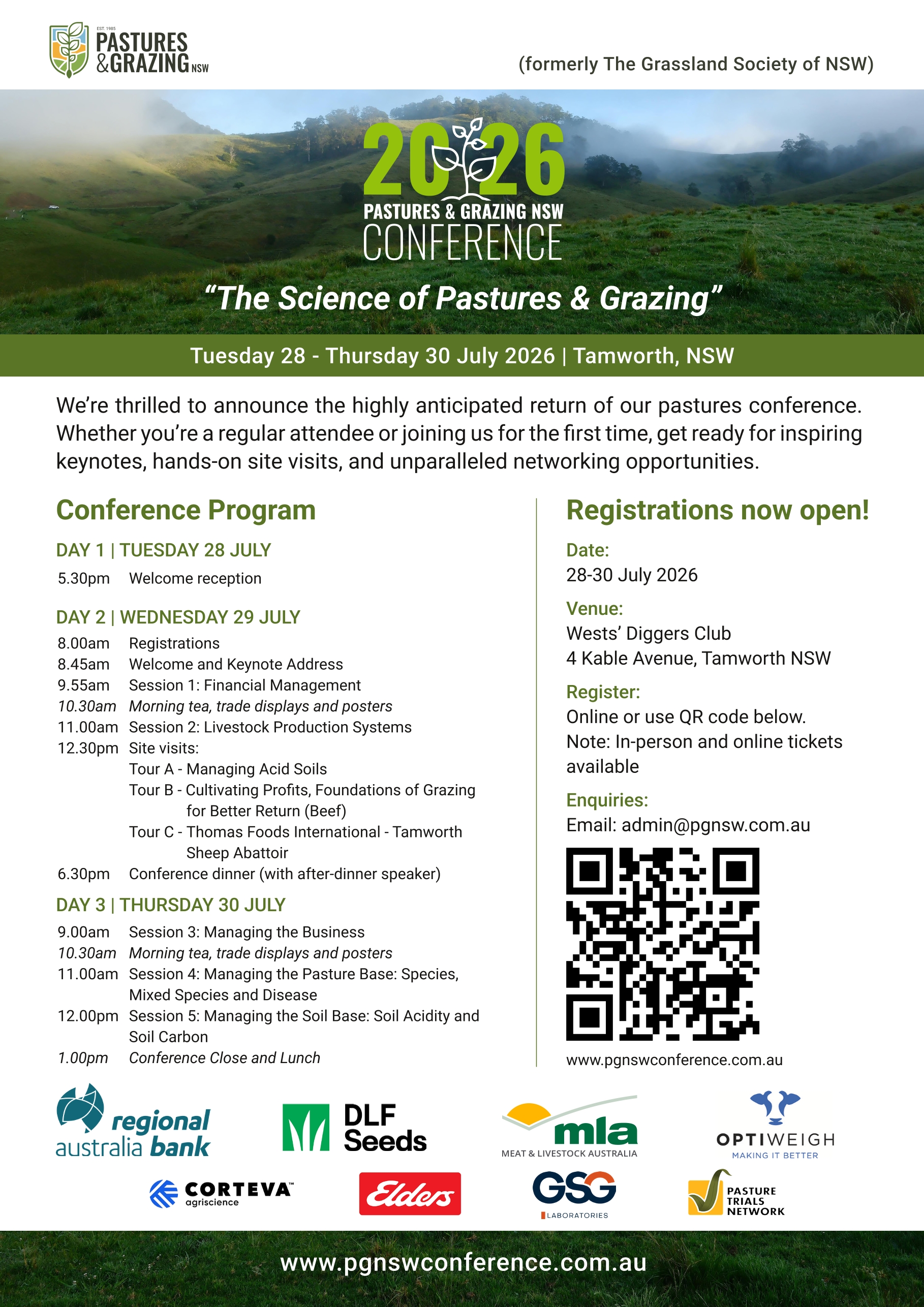 Pastures & grazing conference 2026 program