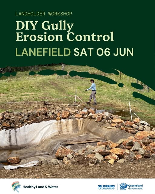 DIY Gully Erosion Control for Landholders workshop flyer