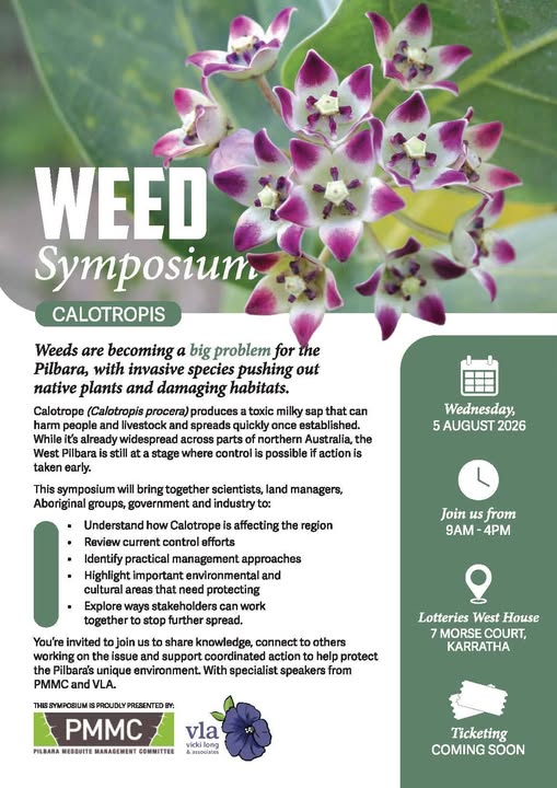 Pilbara weed symposium flyer
