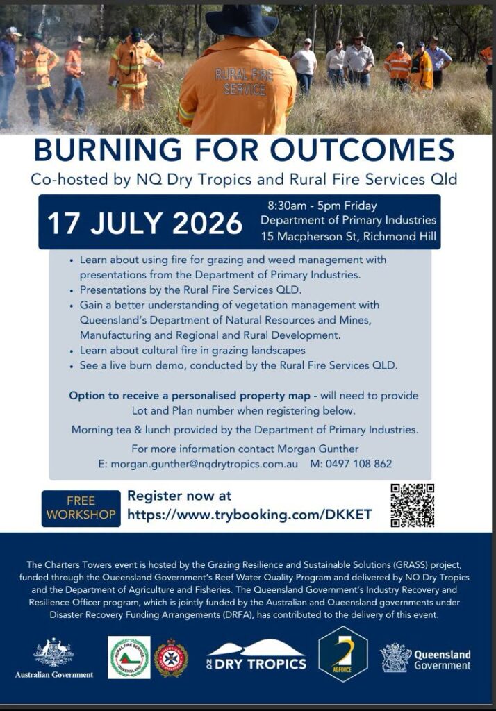 Burning for outcomes workshop flyer July 2026