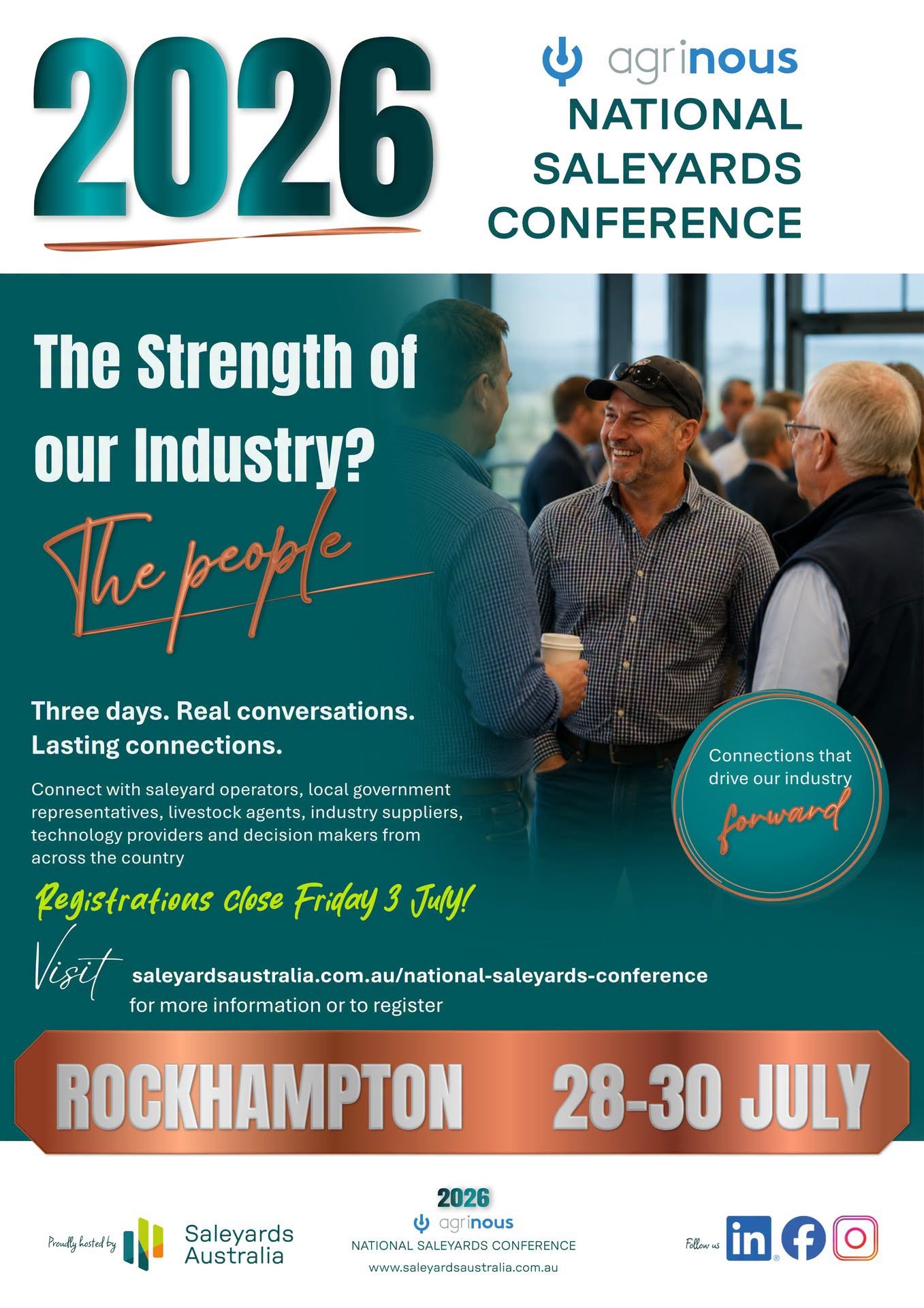 National saleyards conference flyer Rockhampton 2026