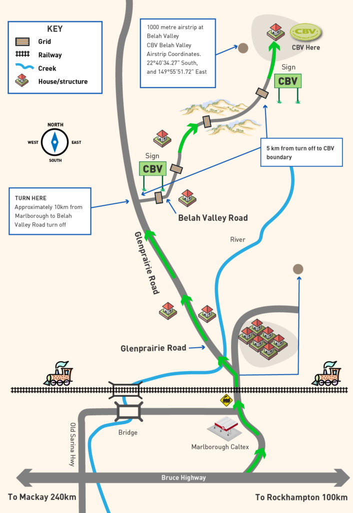 Collins Belah Valley Field Day 2026 map