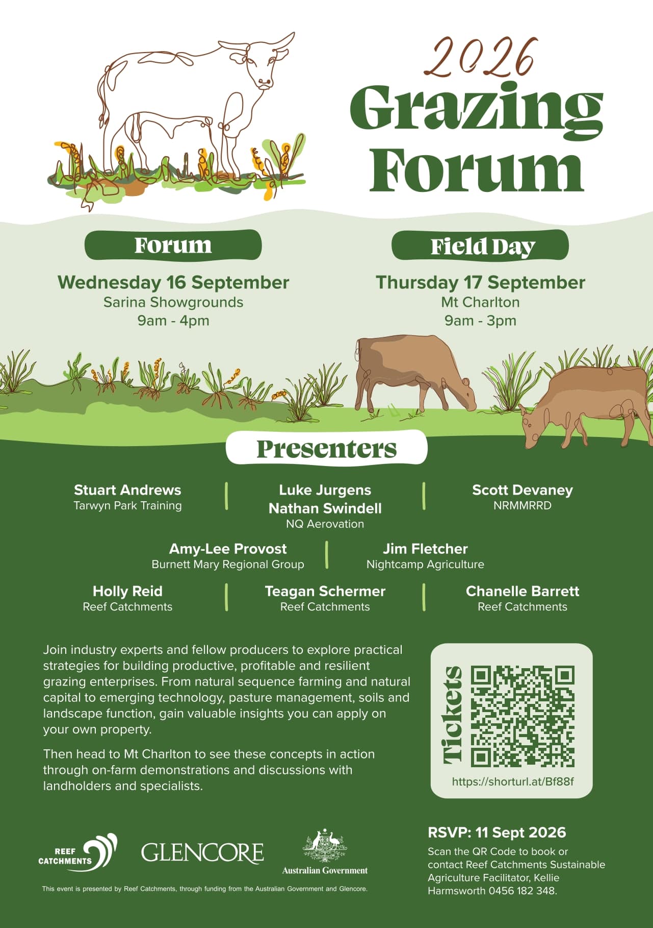 Reef catchments 2026 Grazing Forum flyer