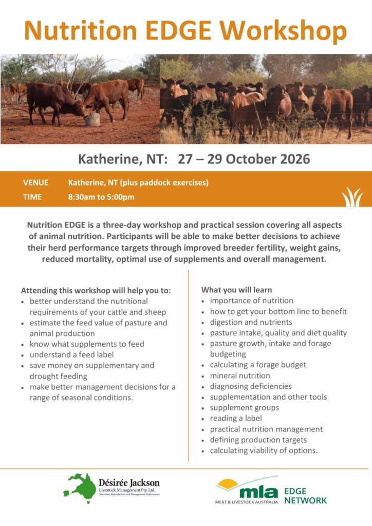 Nutrition EDGE Katherine October 2026 flyer page 1