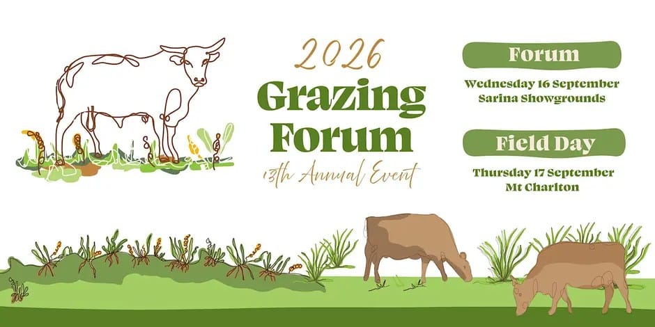 Reef catchments 2026 Grazing Forum flyer
