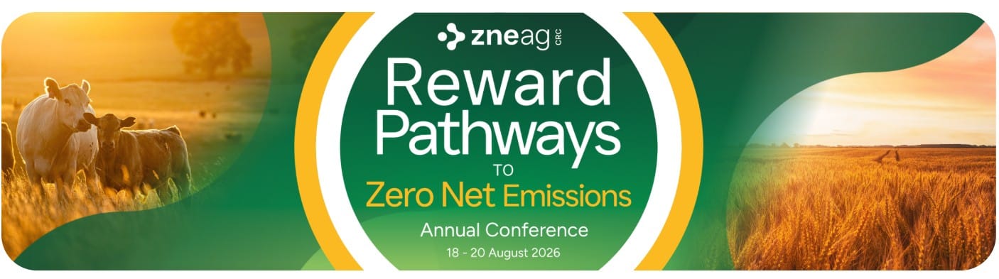 Zero net emissions agriculture CRC 2026 conference flyer
