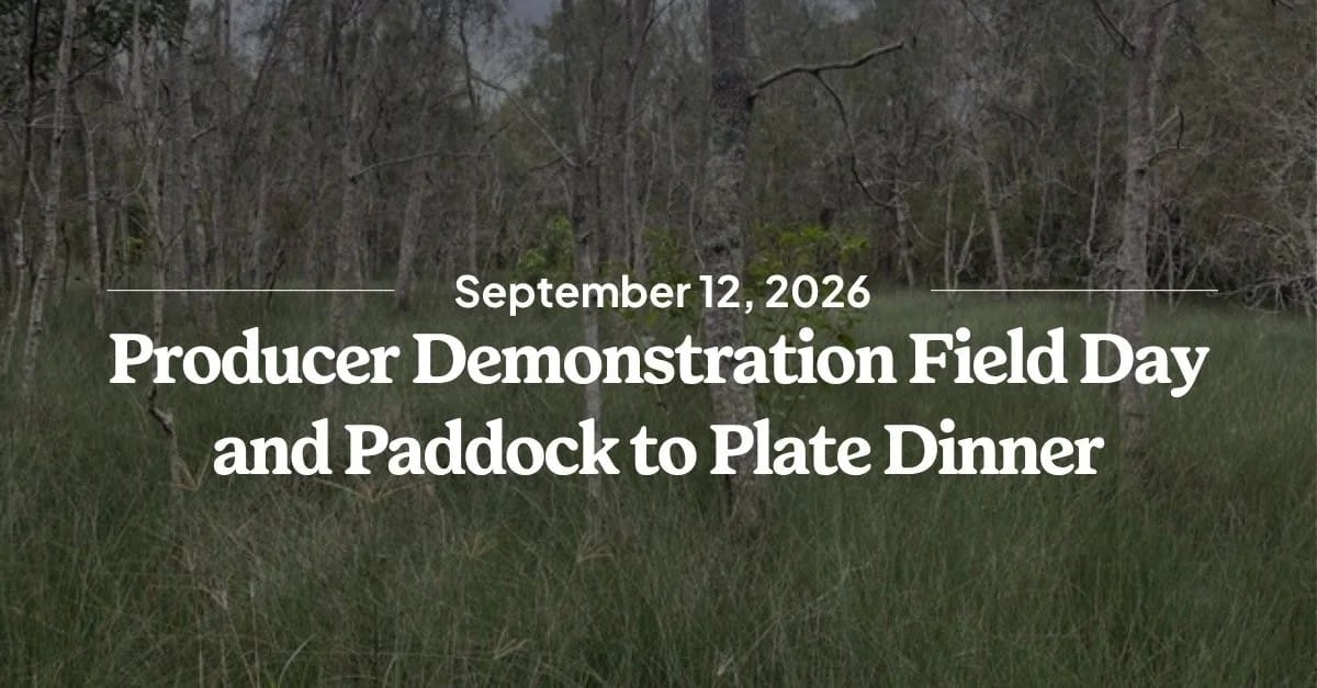 BMRG field day and paddock to plate dinner banner - 12 September 2026