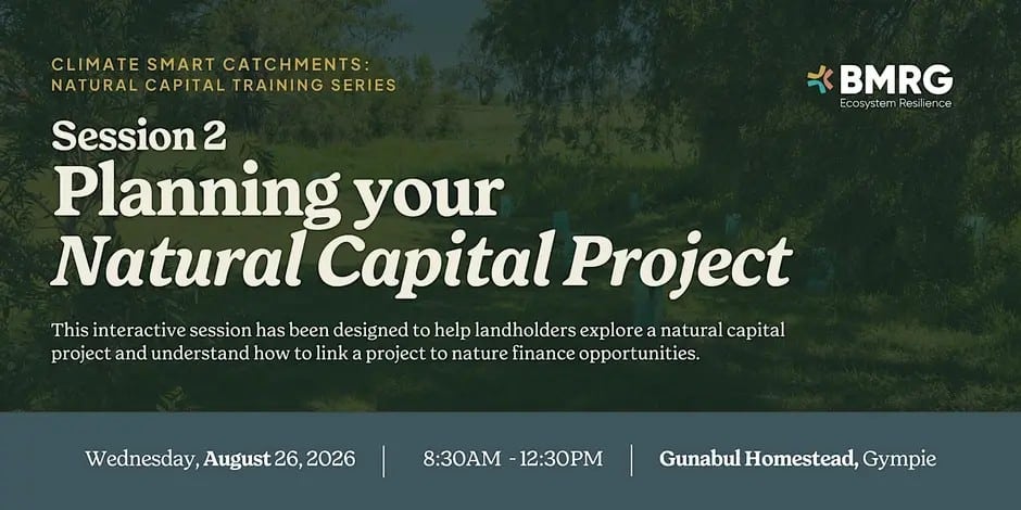 Planning your natural capital project workshop flyer - 26 August 2026