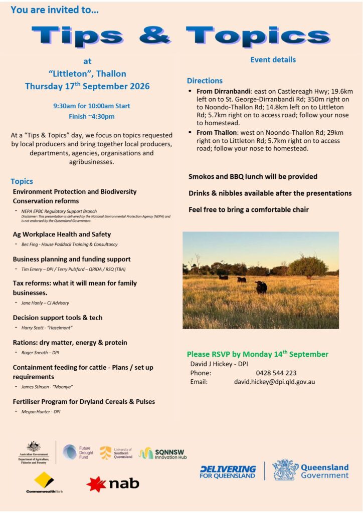 Littleton Tips and Topics flyer september 2026
