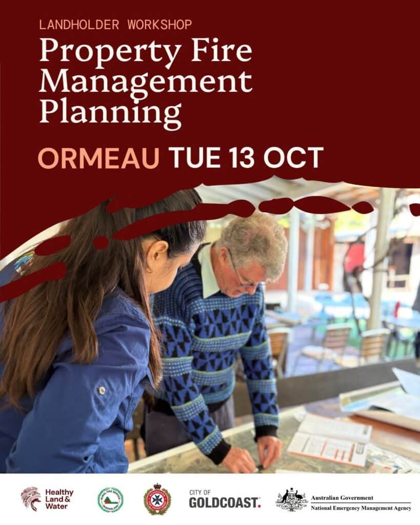 Ormeau landholder fire management planning flyer October 2026